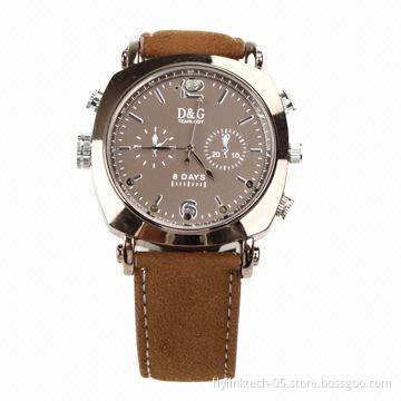 Full HD Spy Camera Watches with Night Vision, LED Light and Water-resistant Function, 4GB Memory